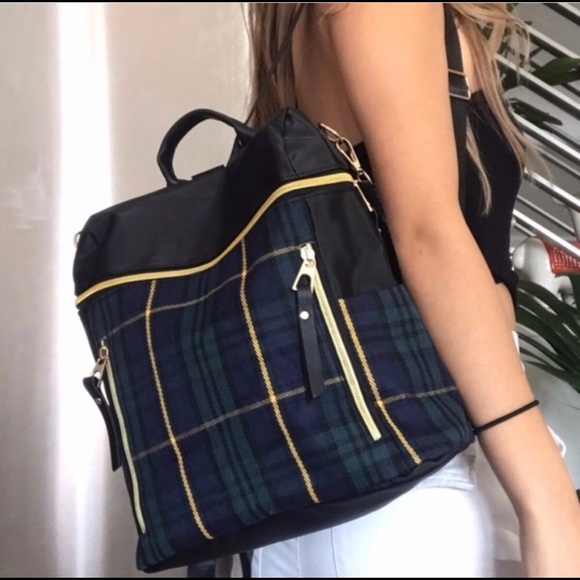 Mini plaid backpack🎉Last One🎉 - Picture 2 of 8
